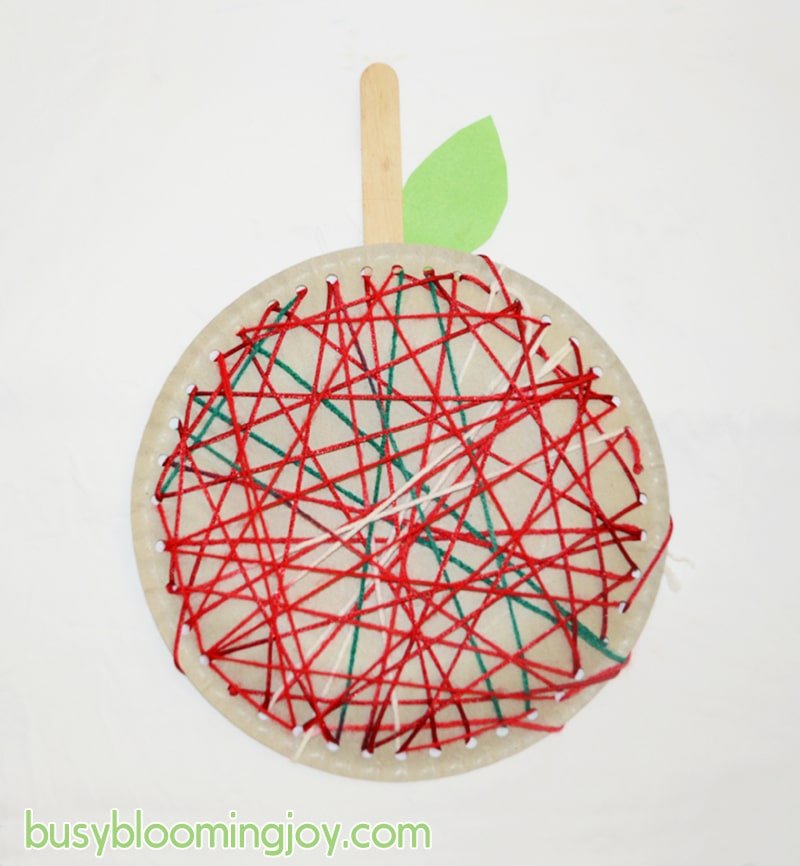 Engaging Apple Lacing Activity for Kids