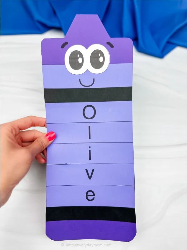 Engaging Crayon Name Craft for Kids