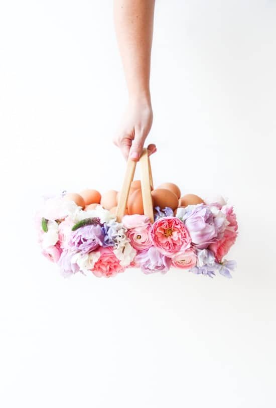 Enhance Easter Baskets with Fresh Flowers