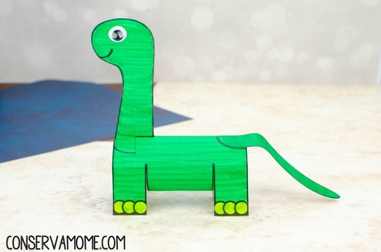 Fun Dinosaur Crafts Using Toilet Paper