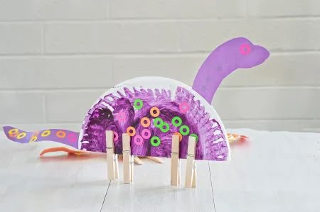 Fun Paper Plate Dinosaur Craft Activity