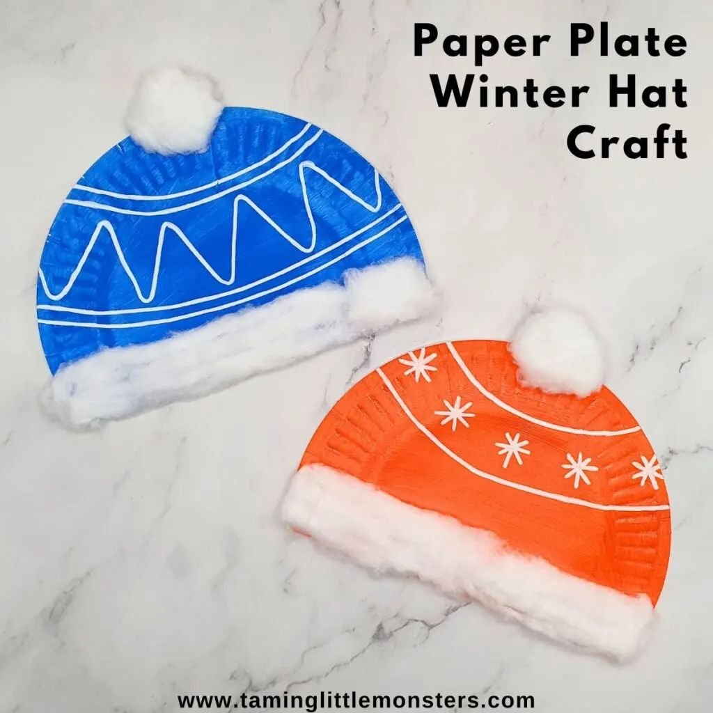 Fun Paper Plate Winter Hat Craft