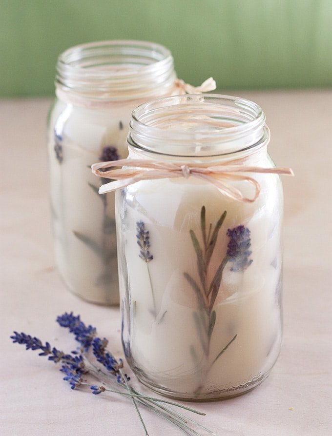 Herb-Infused Candles for Cozy Decor