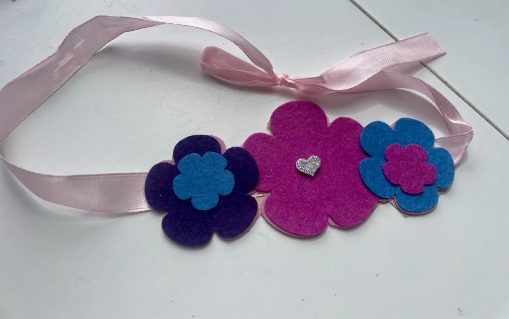 Make a Flower Ribbon Hairband Easily