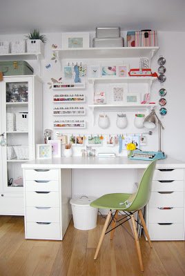 Maximize Desk Space with IKEA Spice Racks