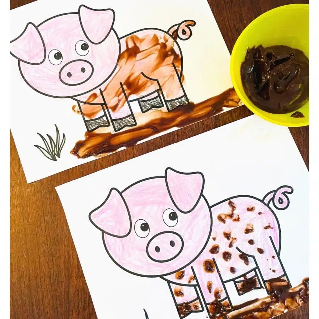 Messy Fun with Muddy Pig Craft