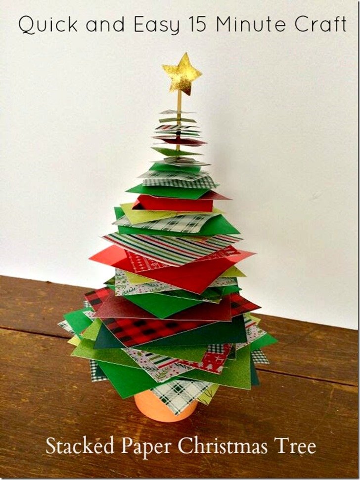 Quick and Easy Paper Christmas Tree