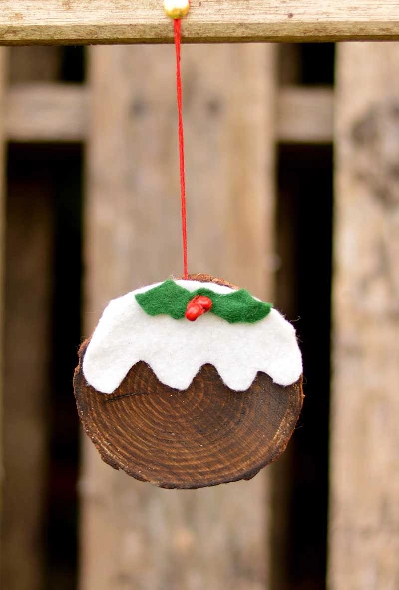 Quick DIY Christmas Pudding Ornament