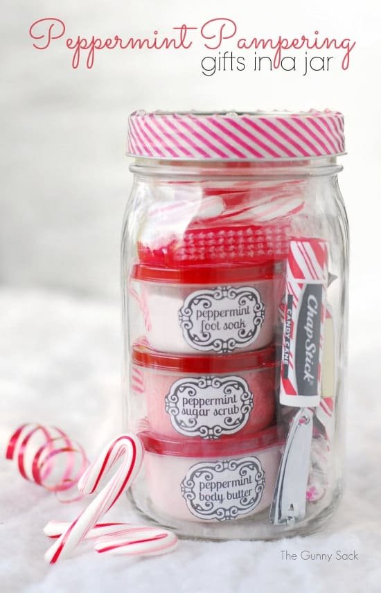 Revitalizing Peppermint Gifts in Jars