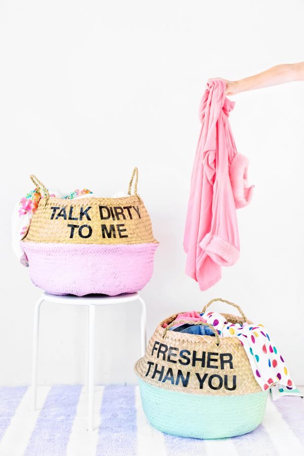 Stylish DIY Laundry Basket Ideas