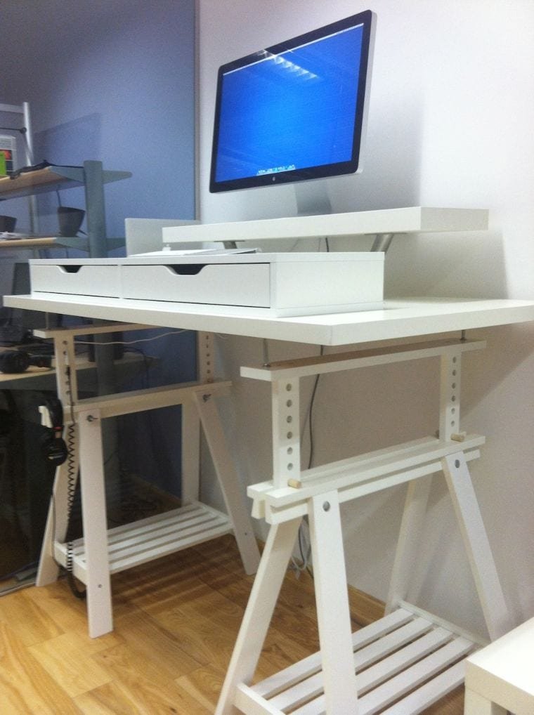 Transform Your IKEA Desk Into A Stand-up Workstation