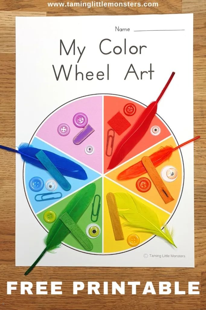 Understanding Colors with an Artist's Wheel