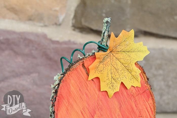 Versatile Pumpkin Crafts with Wood Slices
