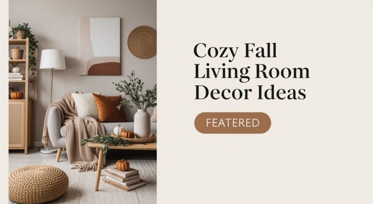 25 Cozy Fall Living Room Decor Ideas