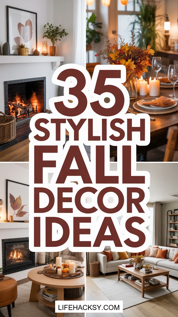 35 Cozy Fall Decor Ideas for Your Home