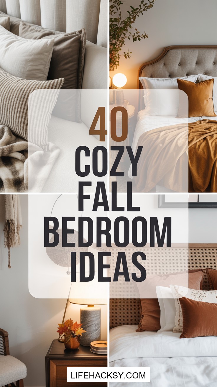 40 Cozy Fall Bedroom Decor Ideas
