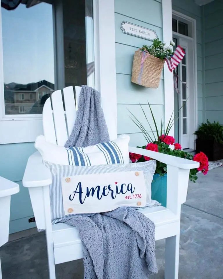 Adirondack Chair on Porch