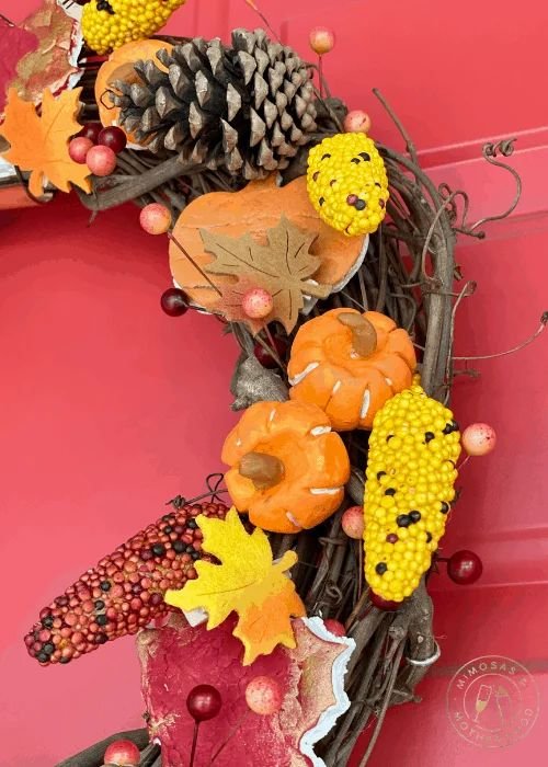Air-Dry Clay Fall Wreath