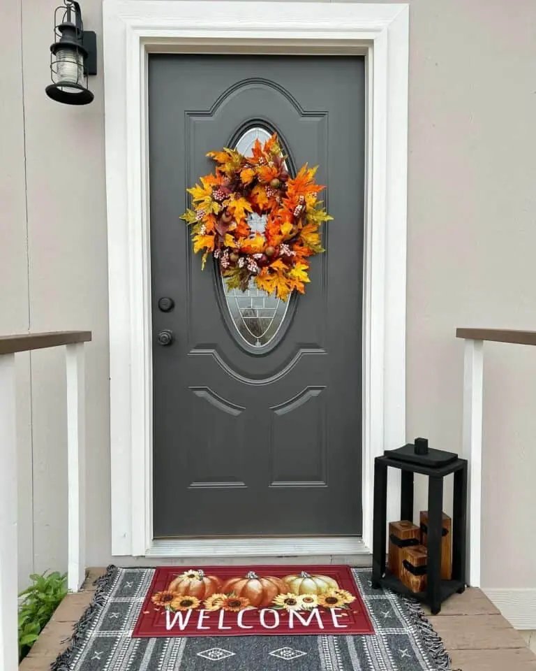 Autumn Door Wreaths and Mats
