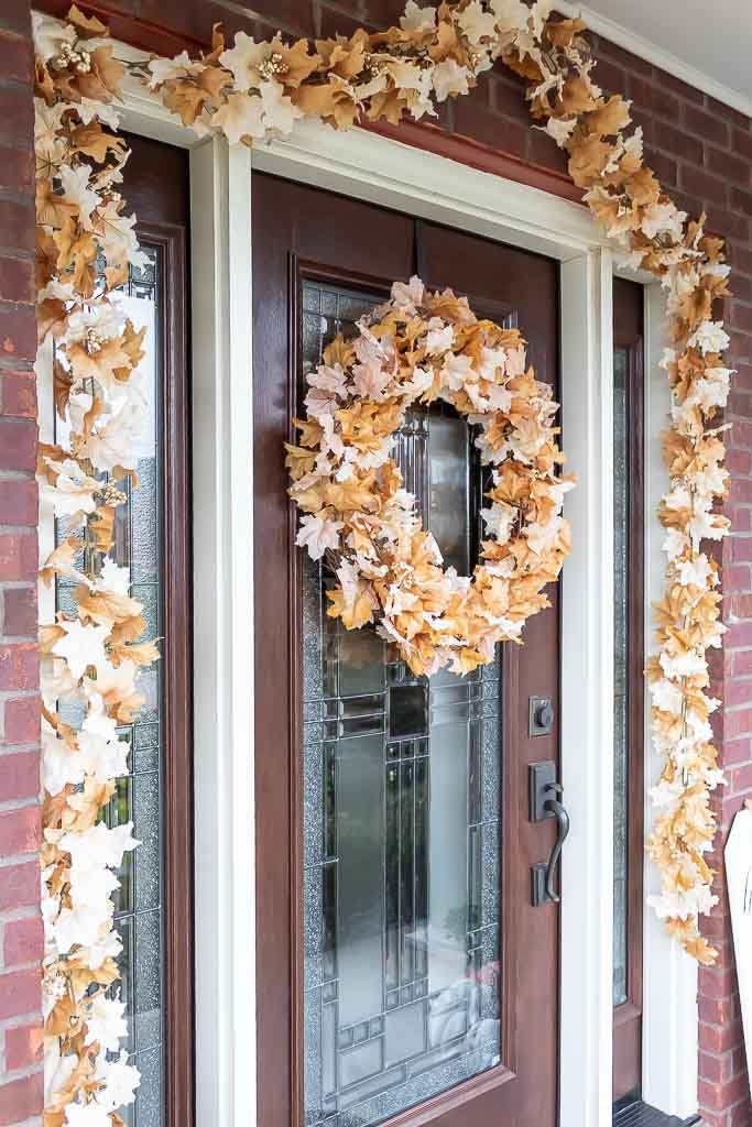 Autumn Leaf Wreath Craft