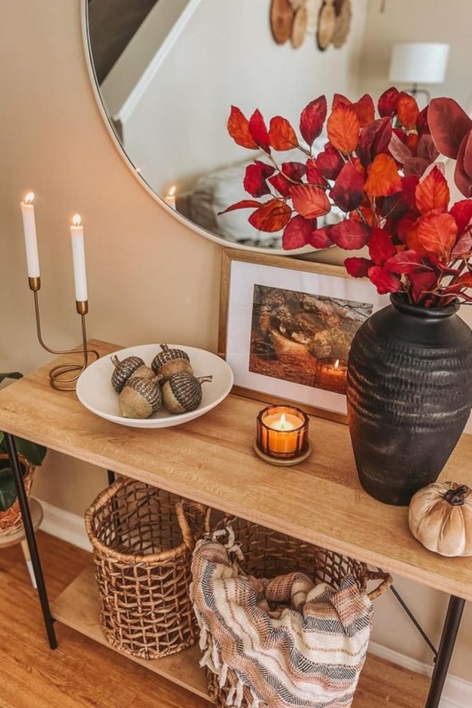 Autumn Leaves Console Table