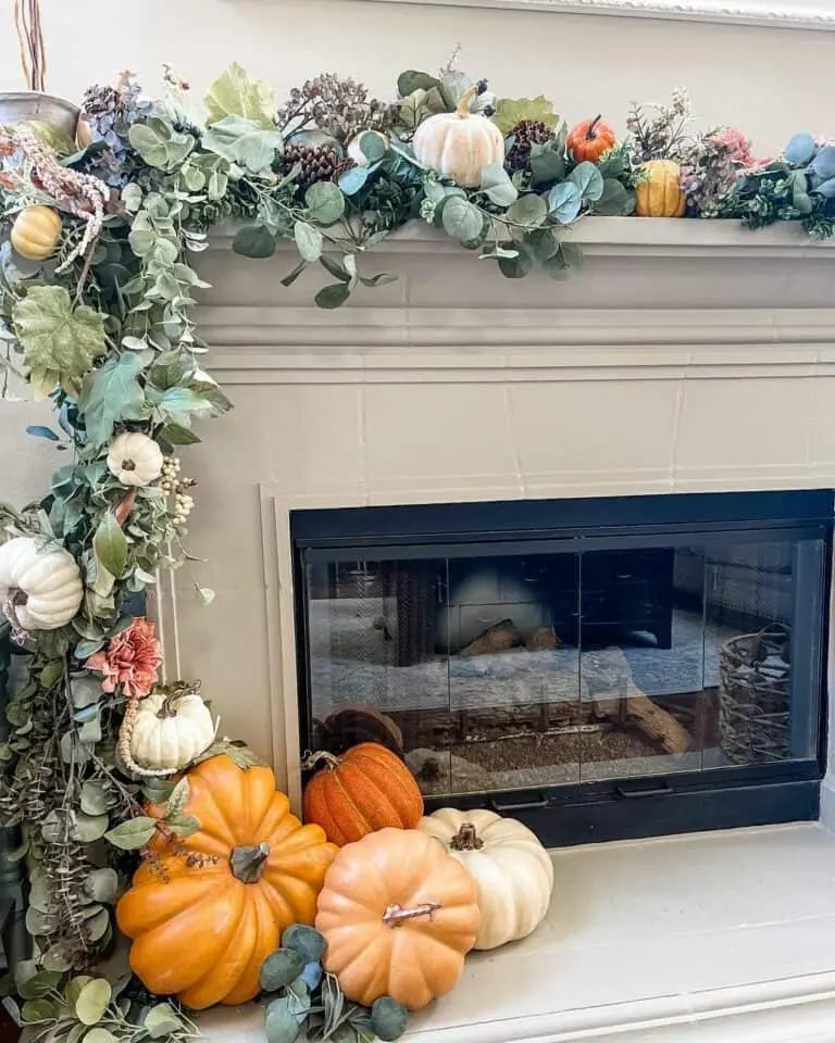 Autumn Mantel Garland Ideas