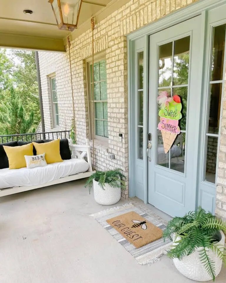Bee-Inspired Porch Decor