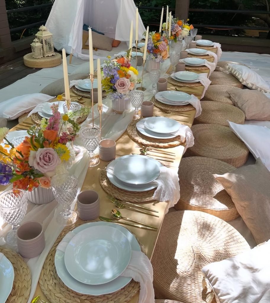 Bohemian Floor Cushion Dining