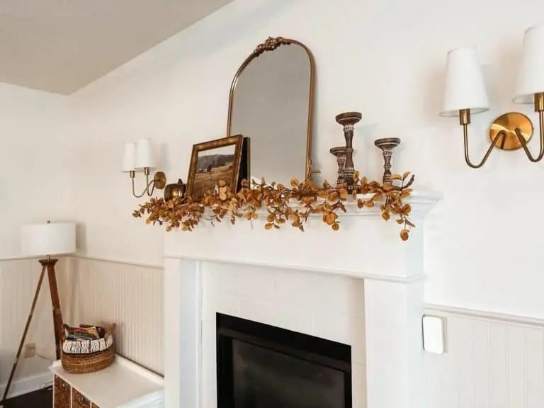 Brass Sconces for Autumn Decor