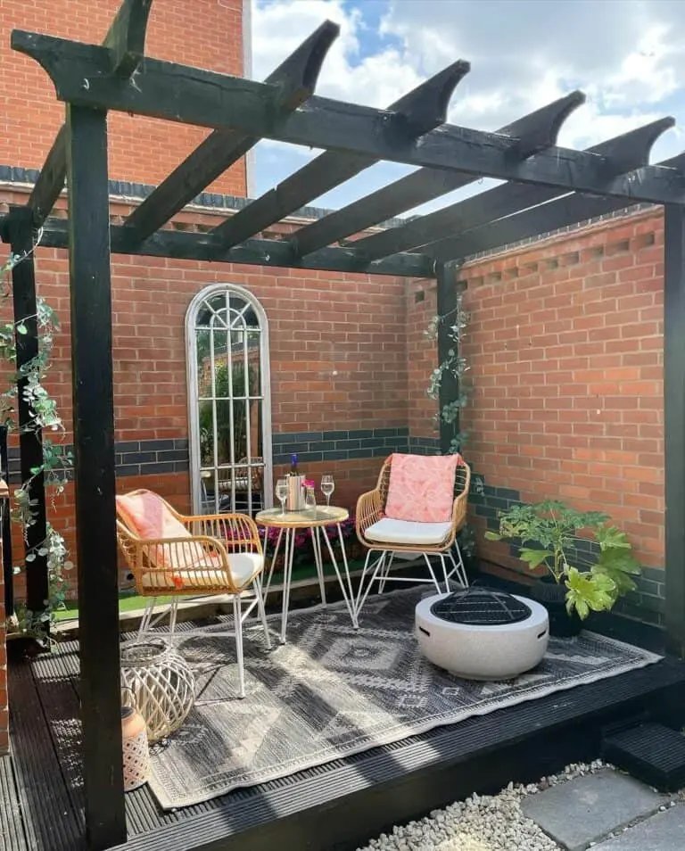 Brick House with Pergola