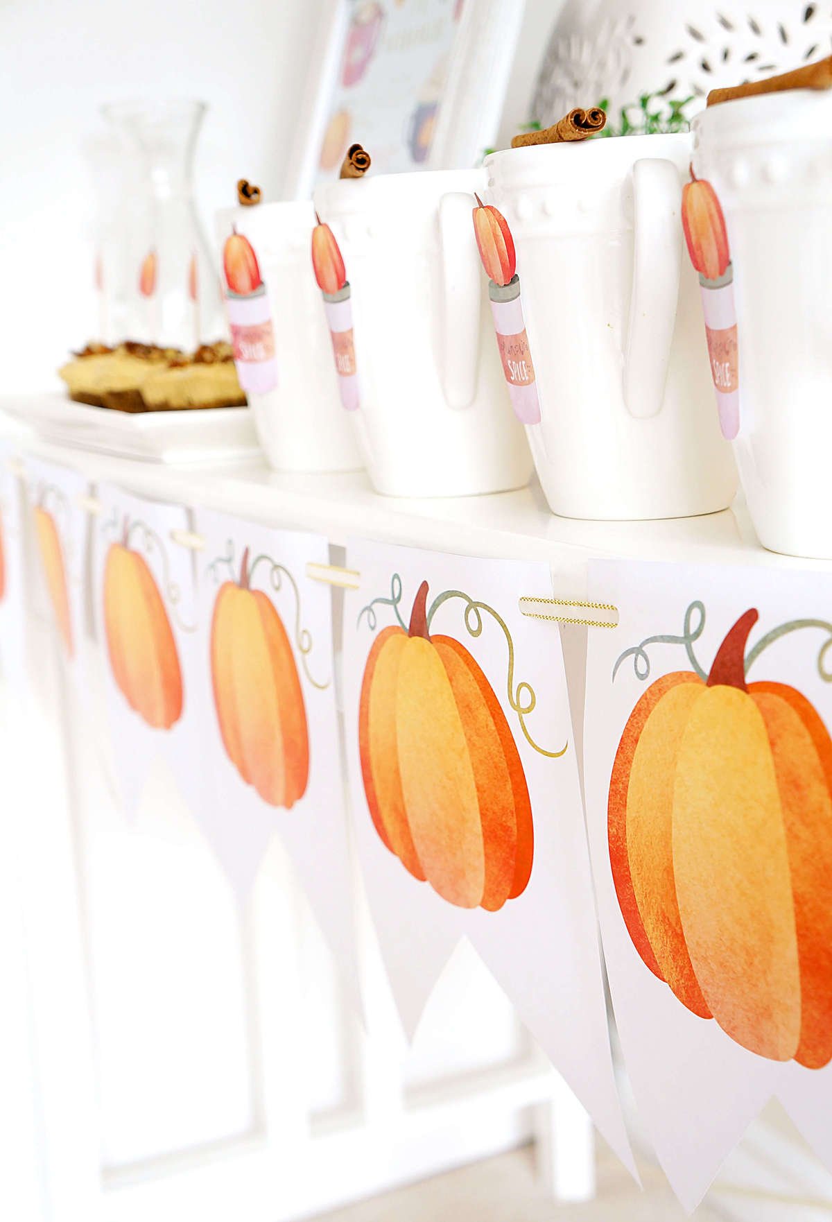 Bright Cartoon Pumpkin Banner