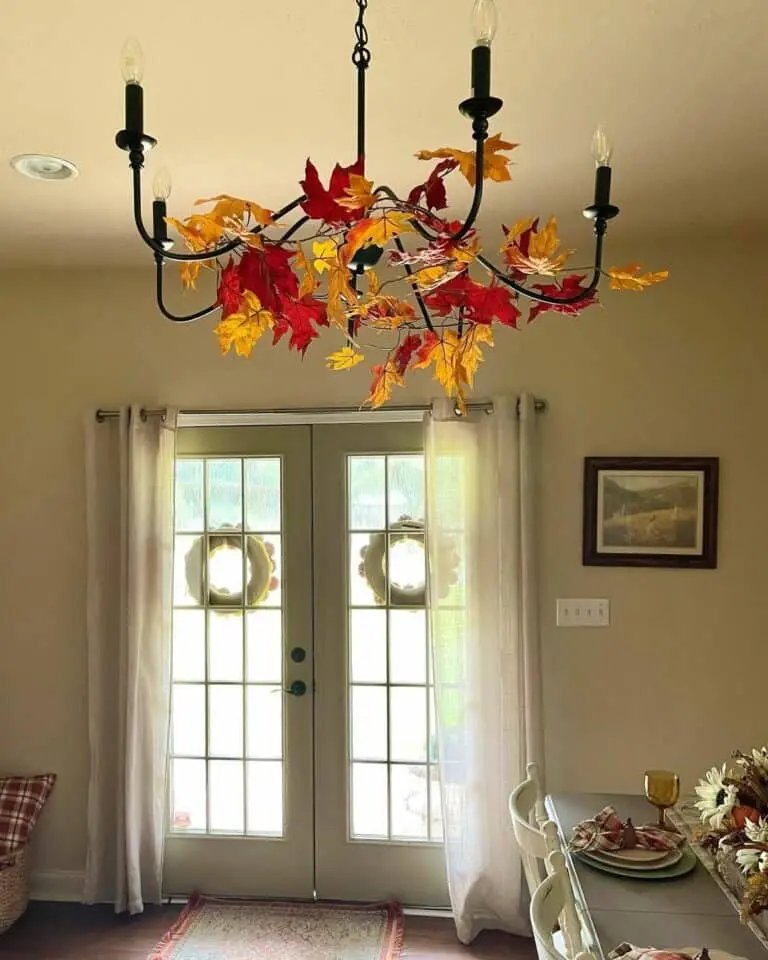 Candleabra Chandeliers with Leaves