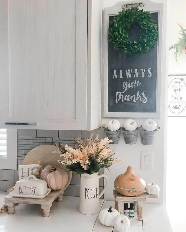Chalkboard Decor for Fall Kitchens