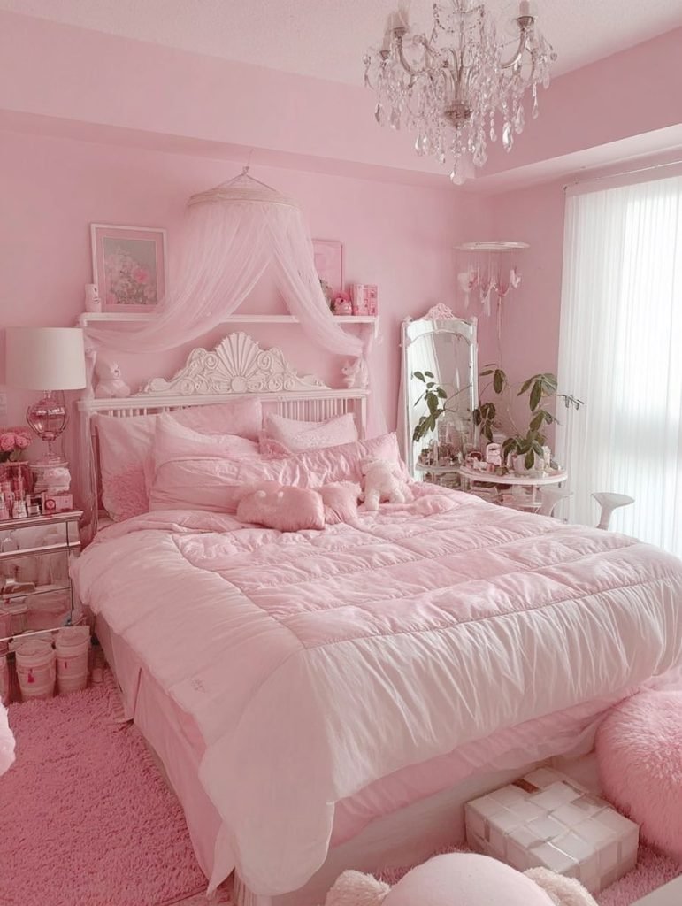 Charming Pink Bedroom Retreat