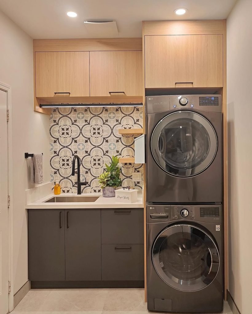 Chic Compact Laundry Solutions
