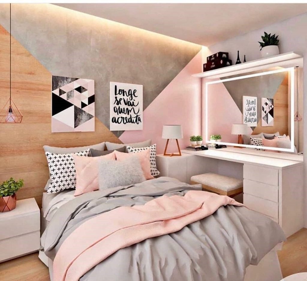 Chic Pink Study Space