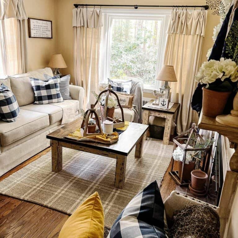 Coastal Living Room Style