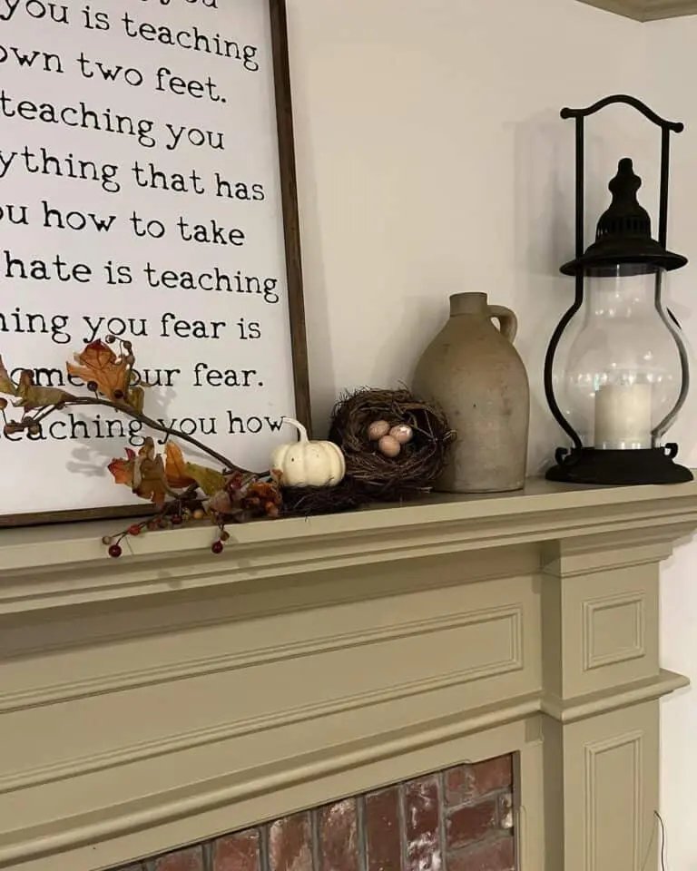 Colonial Fall Mantel Ideas