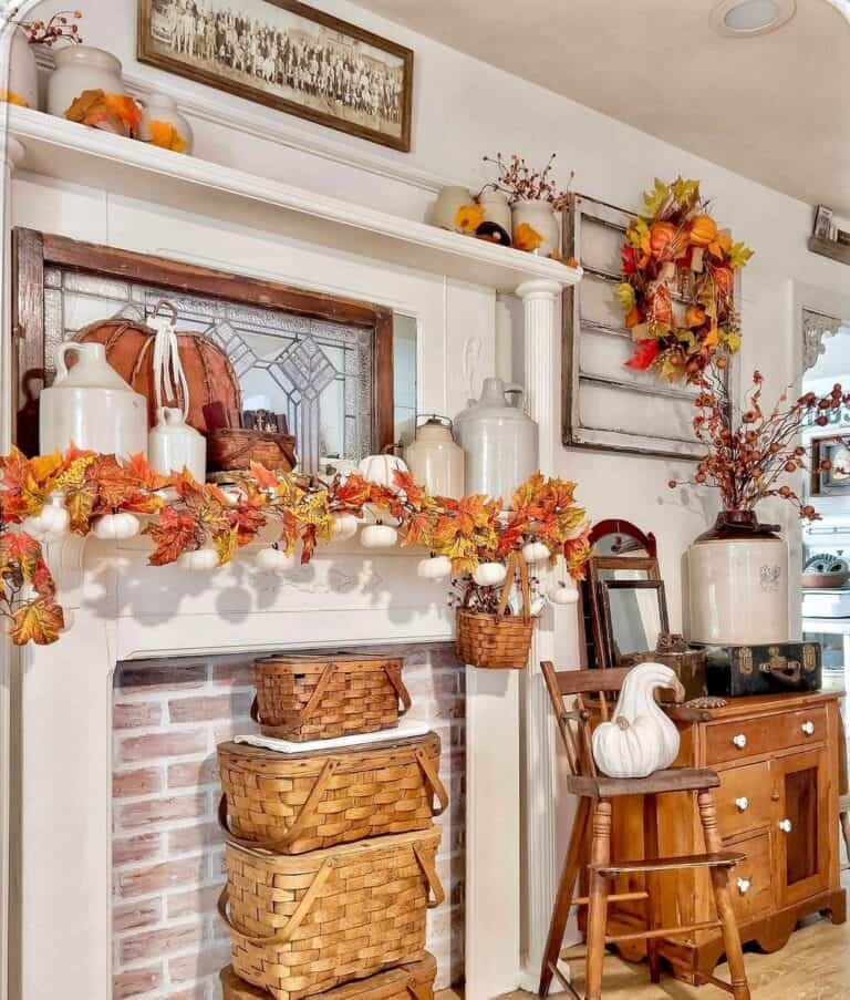 Colorful Garland for Mantels