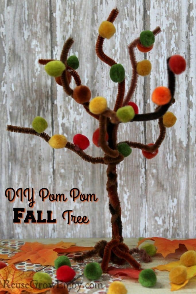 Colorful Pom Pom Tree
