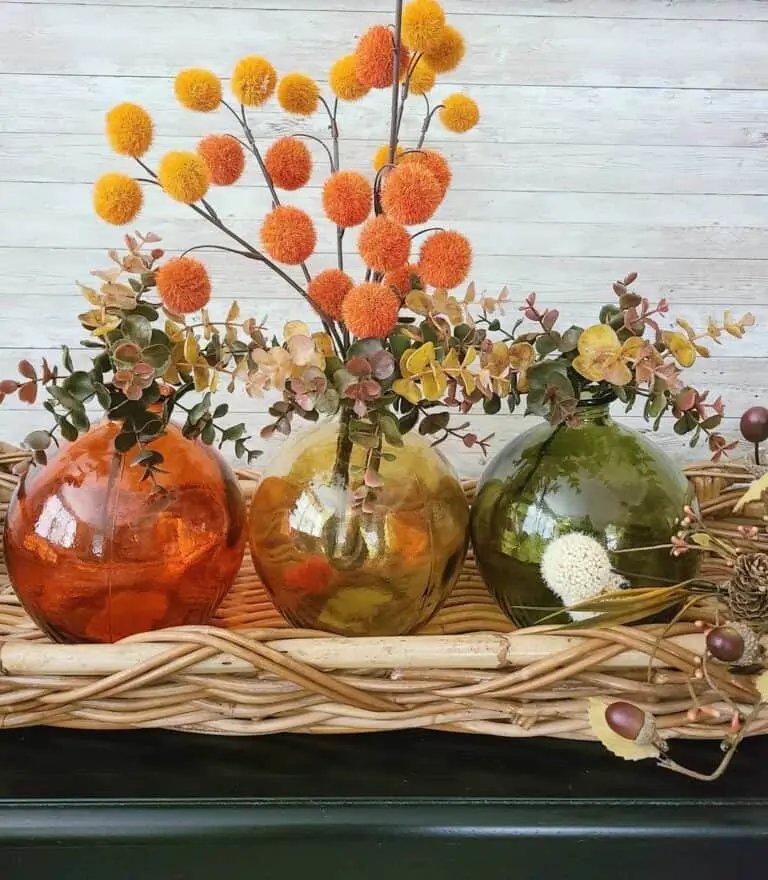 Colorful Vases for Fall Decor