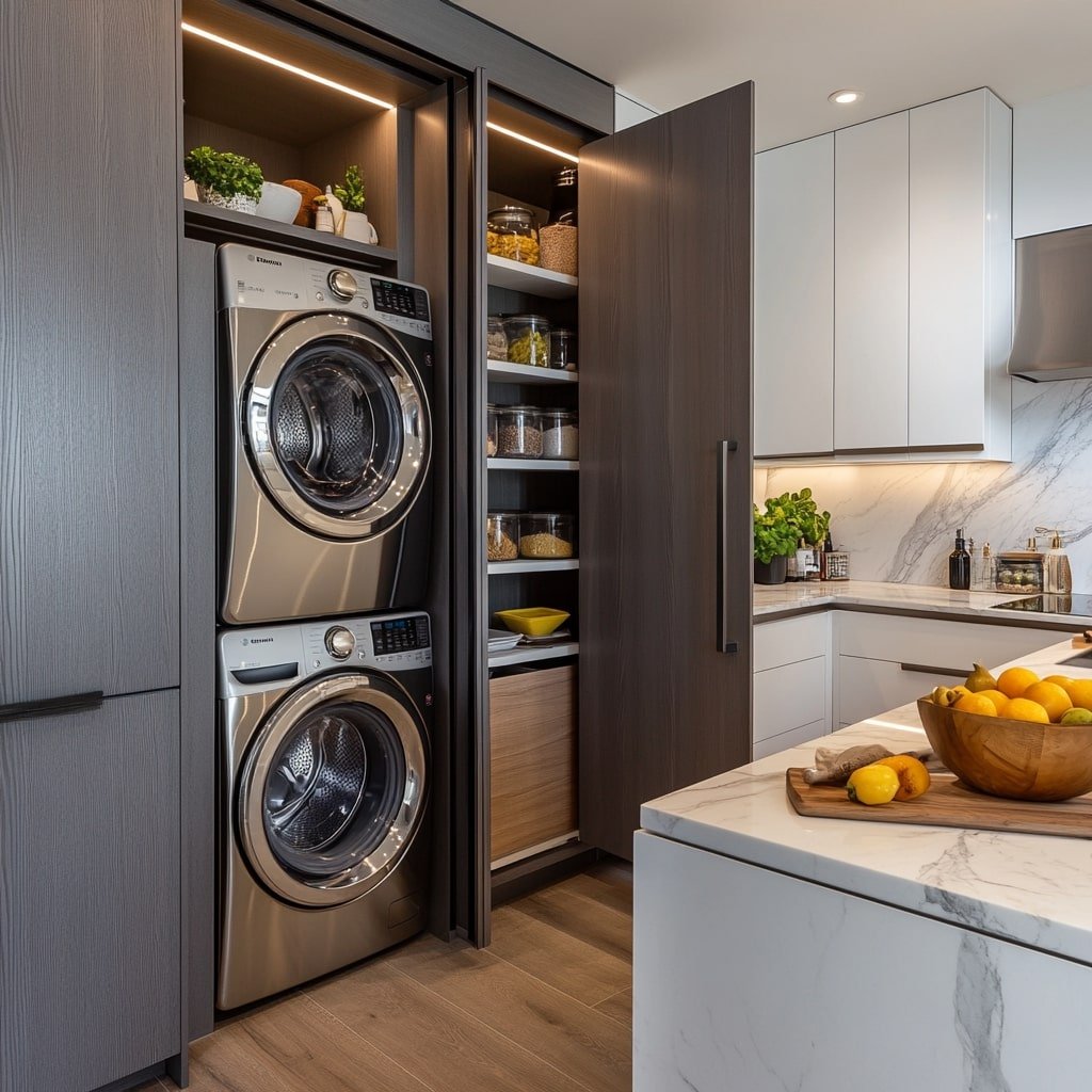 Concealed Laundry Space Solution