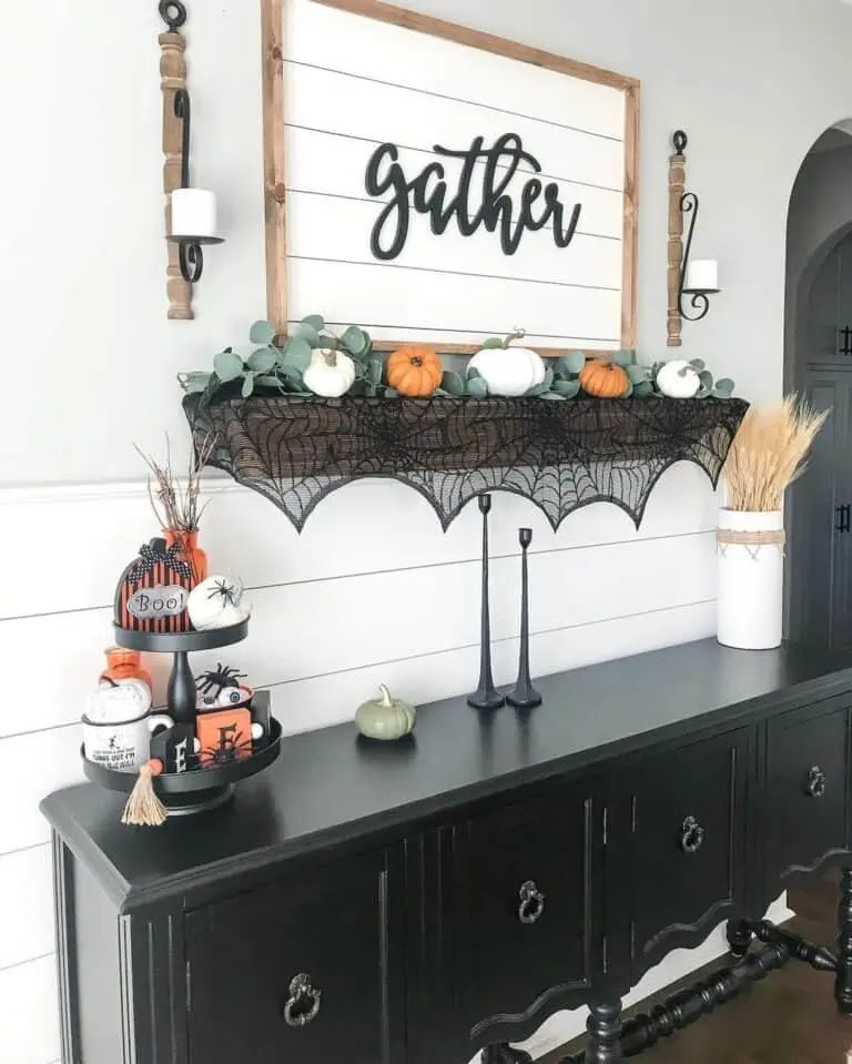 Console Table Fall Décor