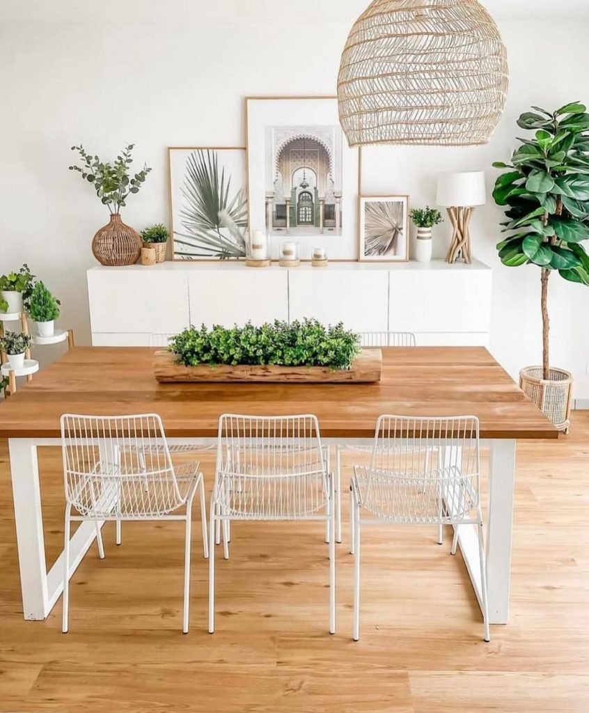Contemporary Dining Art Display