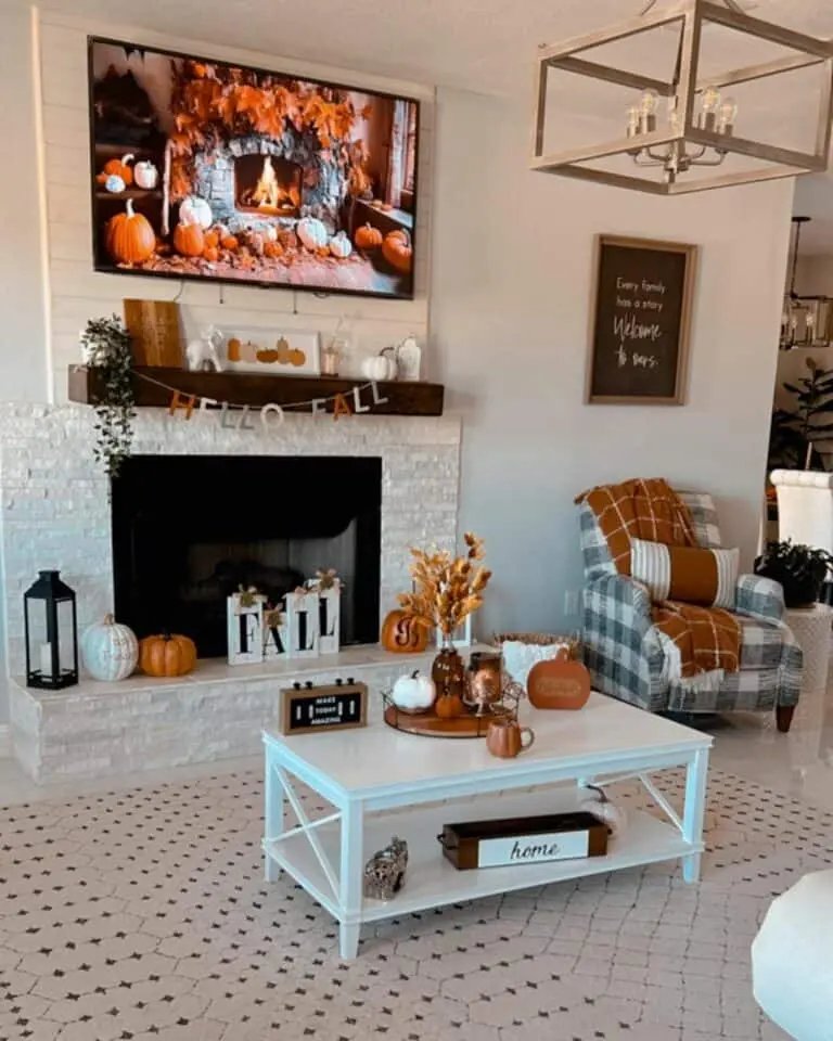 Cozy Fireplace Seating Area