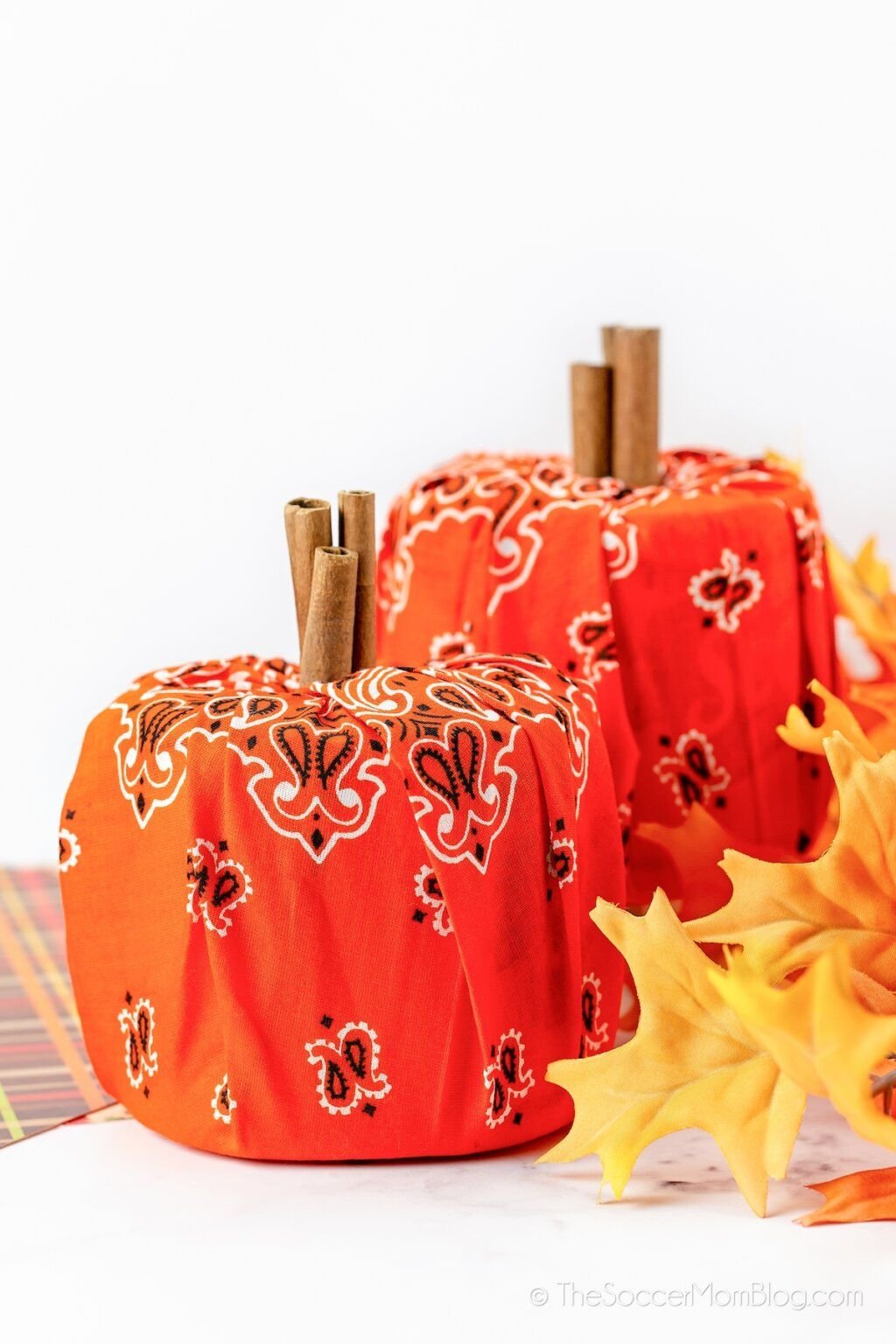 Decorative Bandana Pumpkins