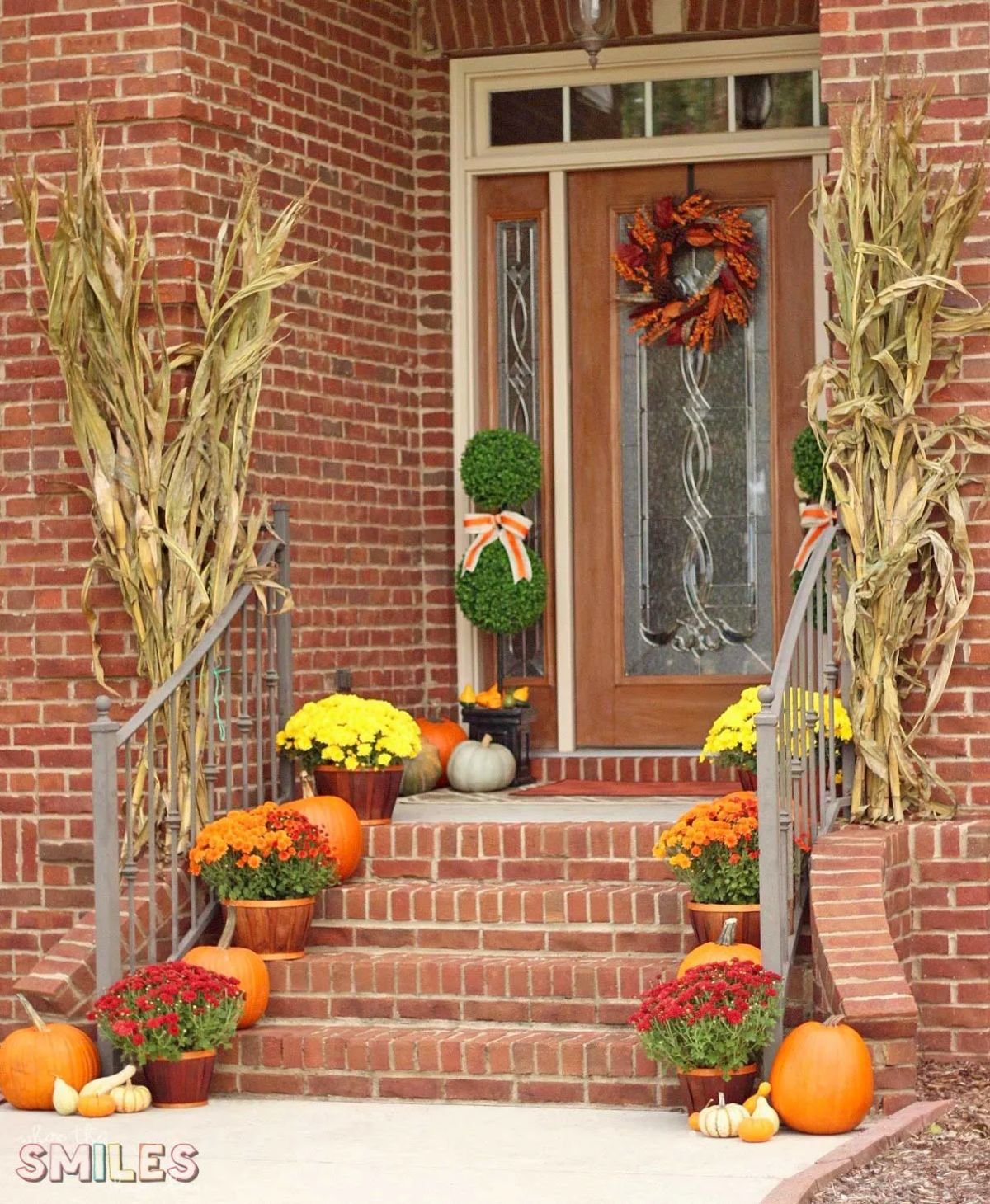 Decorative Cornstalk Arrangements