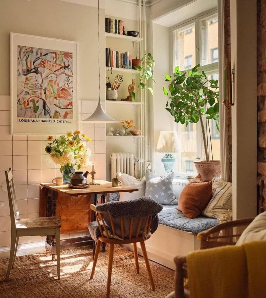 Eclectic Kitchen Corner Design