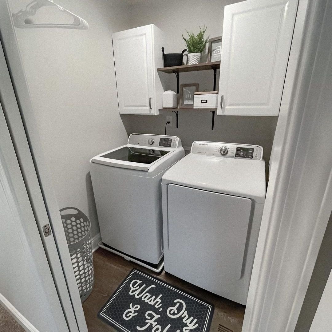 Efficient Space-Saving Laundry Design