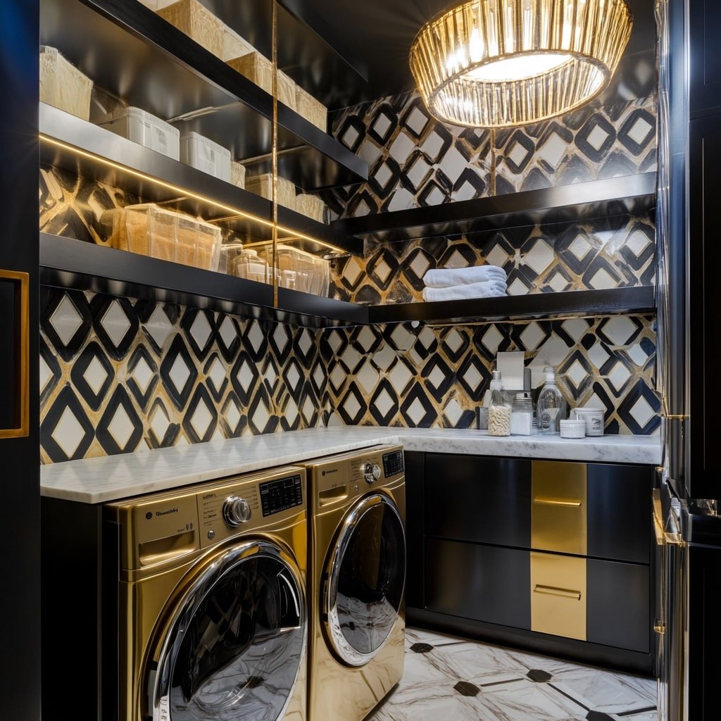 Elegant Black and Gold Design